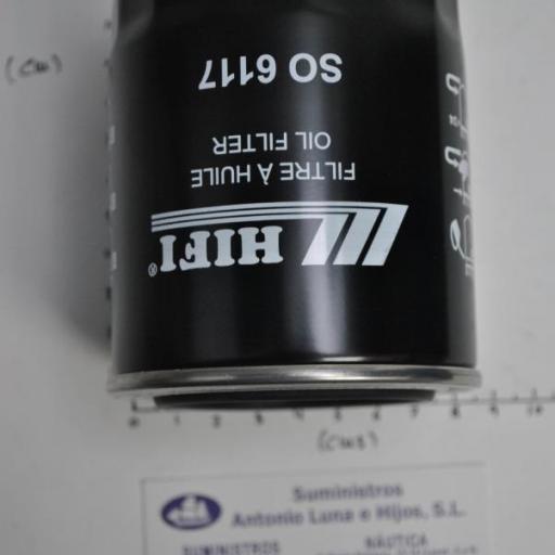 Filtro de aceite (equivalente 970302742 Nanni Diesel) Hifi [5]