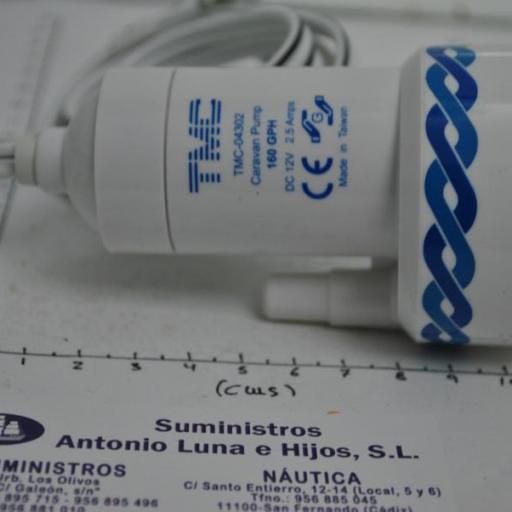 Bomba de achique sumergible TMC (tipo caravana) 12V 160 GPH (605 l/h) [5]