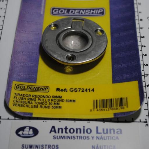 Tirador redondo 50 mm inox-316 Goldenship [0]