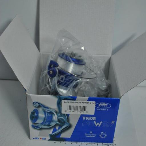 Carrete Vigor Power 2 (tamaño 60) con monofilamento Lineaeffe [2]