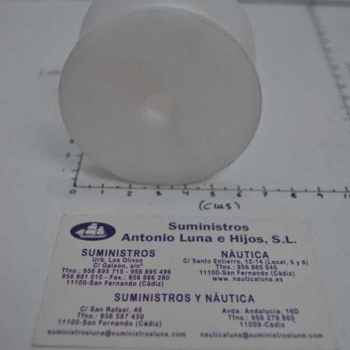 Roldana (cojinete) de plástico de 68 mm x 40 mm para puntera de proa [6]