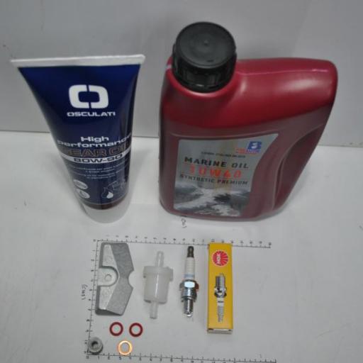 Kit de mantenimiento básico para motores Yamaha F4B y F5A (años 2010 y posteriores)