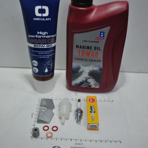 Kit de mantenimiento básico para motores Yamaha F4B y F5A (años 2010 y posteriores) [1]