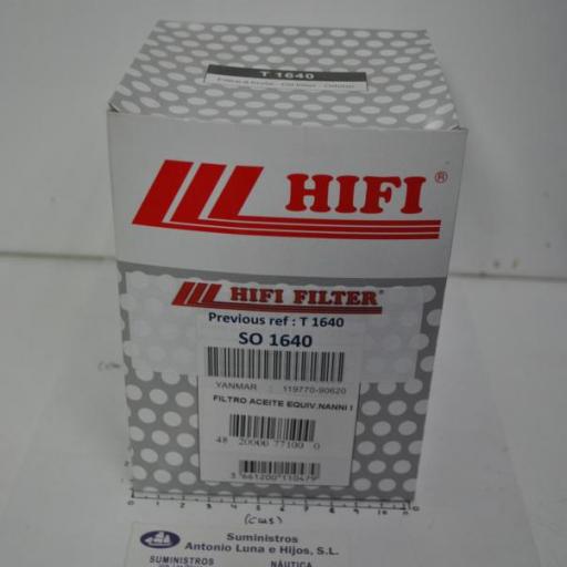 Filtro de aceite (equivalente 970312207 Nanni Diesel) Hifi Filter [5]