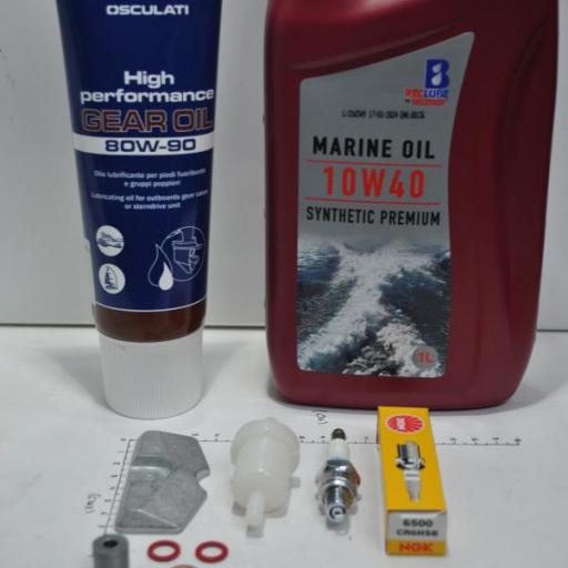 Kit de mantenimiento básico para motores Yamaha F4B y F5A (años 2010 y posteriores) [3]
