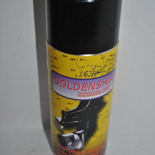 Pintura (spray) para motor Mercury negro 400ml Goldenship [1]