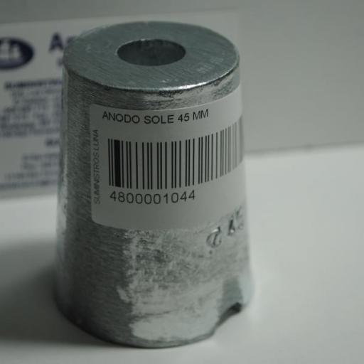 Ánodo de zinc para punta de eje Sole de 45-50mm Zineti [3]