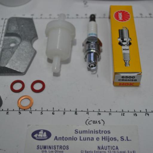 Kit de mantenimiento básico para motores Yamaha F4B y F5A (años 2010 y posteriores) [5]