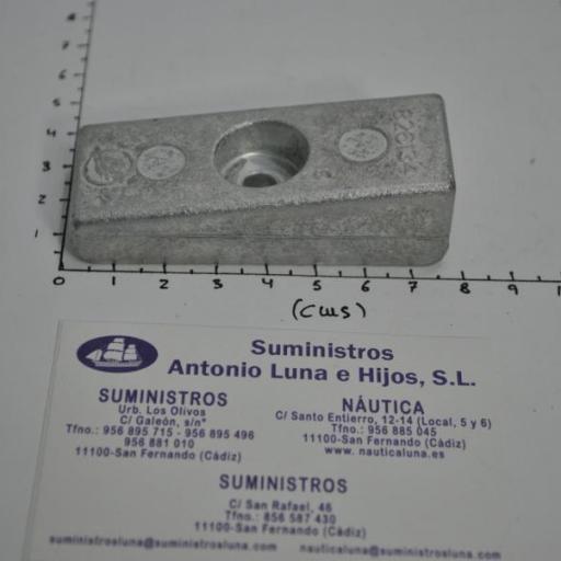 Ánodo de aluminio original 826134Q Quicksilver