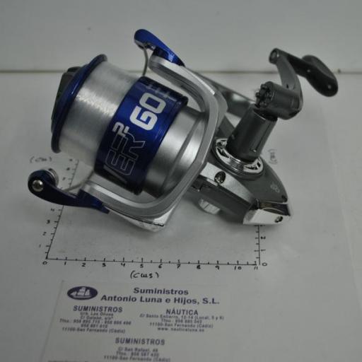 Carrete Vigor Power 2 (tamaño 60) con monofilamento Lineaeffe
