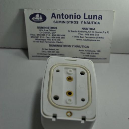 Luz de navegación blanca (posición) mini de led (para barcos de hasta 12 mt) AAA [2]