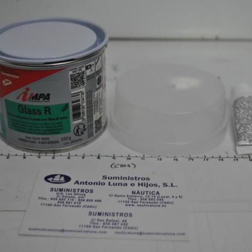 Masilla de poliéster con fibra de vidrio Stuk Car Glass 200 ml. Impa [5]