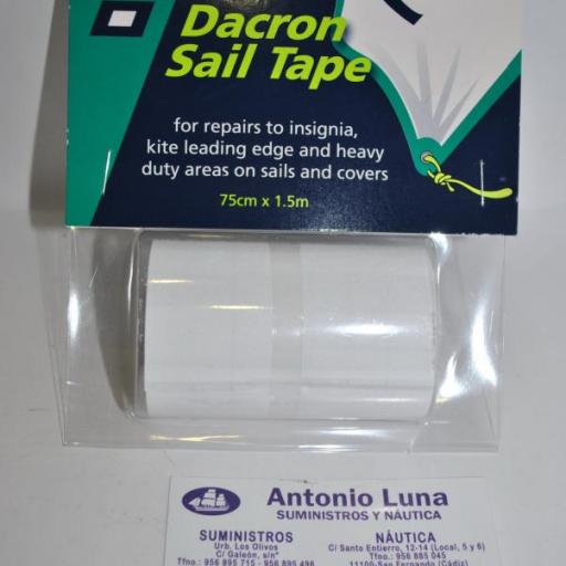Cinta de reparación de velas Dacron Insignia adhesivo blanco 75mm x 1,5 mt PSP Marine Tapes [2]