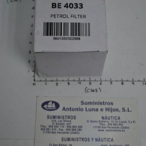 Filtro de combustible (equivalente 68V-24563-00 Yamaha) Hifi Filter [2]