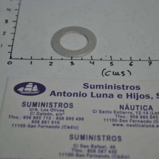 Junta de drenaje del tapón del aceite del cárter 3R3-07406-0 original Tohatsu [4]