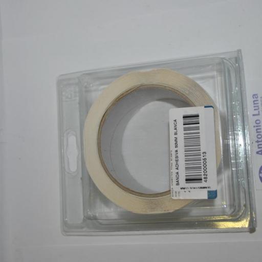 Banda adhesiva blanca 50mm x 10mts Osculati