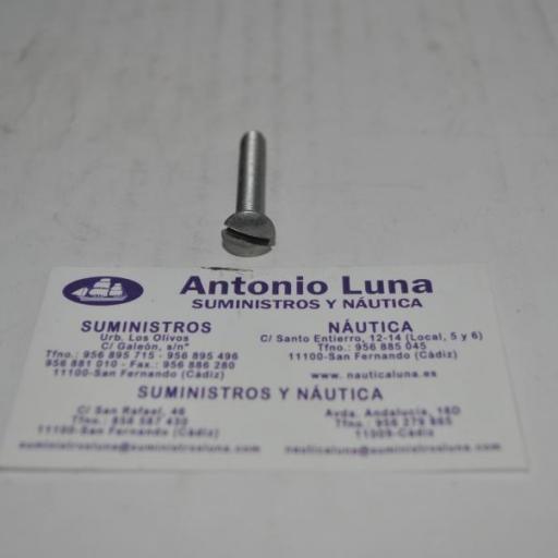 Tornillo Din-964 de acero inoxidable A4 (AISI-316) con rosca métrica [1]
