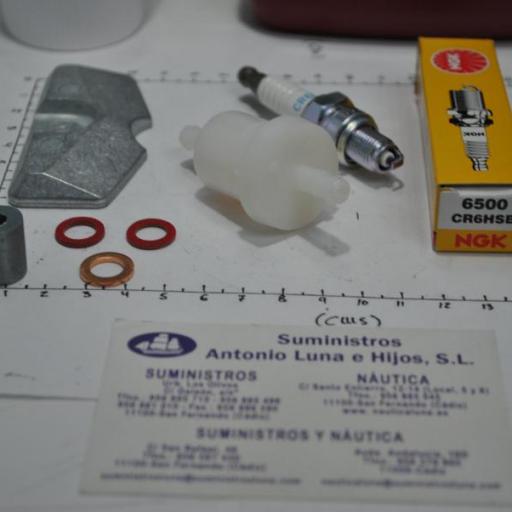 Kit de mantenimiento básico para motores Yamaha F4B y F5A (años 2010 y posteriores) [7]