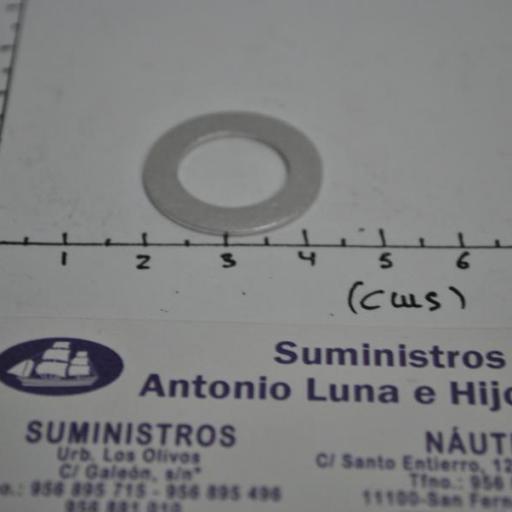Junta de drenaje del tapón del aceite del cárter 3R3-07406-0 original Tohatsu [5]