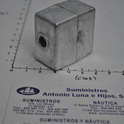 Ánodo de aluminio (equivalente 393023 OMC/Johnson/Evinrude) Tecnoseal [1]