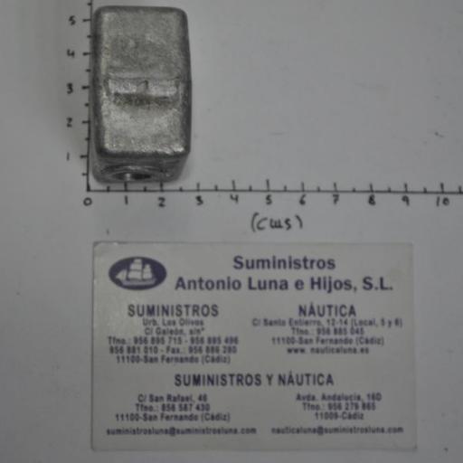 Ánodo de aluminio 0436745 original Johnson/Evinrude