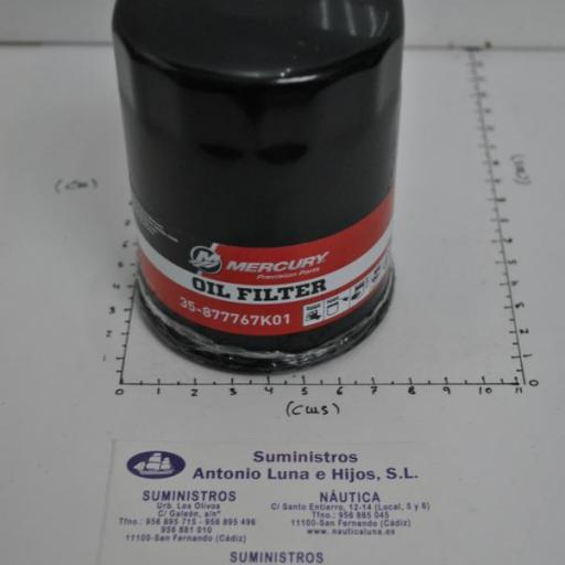 Filtro de aceite 35-877767K01 original Mercury [1]