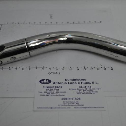 Conector giratorio curvo ancla-cadena de acero inoxidable AISI-316 [3]