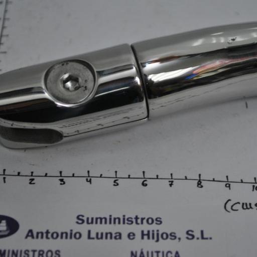 Conector giratorio curvo ancla-cadena de acero inoxidable AISI-316 [4]