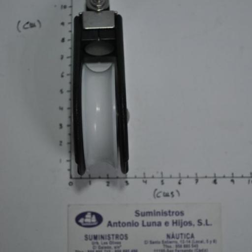 Polea simple de tres posiciones para cabo de 12 mm Viadana [2]