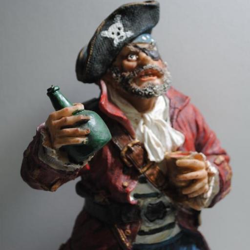 Pirata con botella. [3]