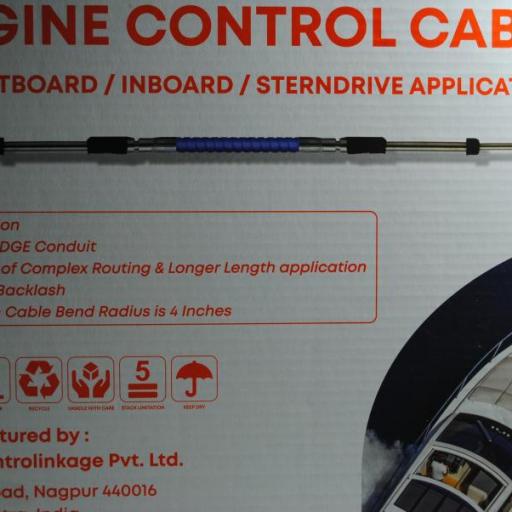 Cable de mando (control) serie Edge modelo EEC-133 (para motores Yamaha/Honda/Suzuki/Tohatsu/Selva) extra flexible Multiflex [2]