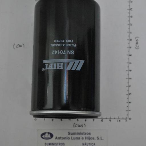 Filtro de gasoil (equivalente SN70142 Nanni Diesel) Hifi Filter [5]