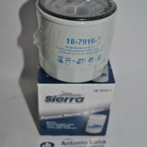 Filtro de aceite Sierra 18-7910-1 (equivalente) Yanmar 124450-35100/Honda 15400-P0H-305PE [1]