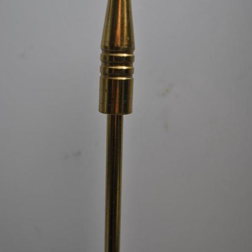 Mástil dorado con peana de madera/dorada de 42 cm [2]
