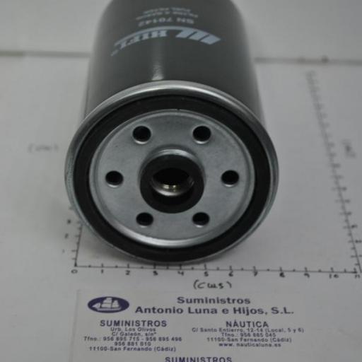 Filtro de gasoil (equivalente SN70142 Nanni Diesel) Hifi Filter [2]