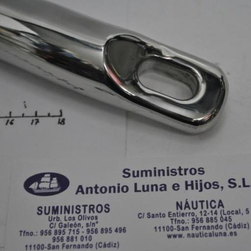 Conector giratorio curvo ancla-cadena de acero inoxidable AISI-316 [2]