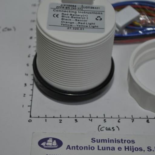 Reloj indicador de nivel de combustible del depósito para 12V/24V de 240-33 Ohm Osculati [5]