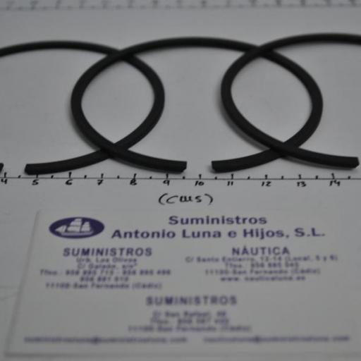Set aros (3 uds) pistón (segmentos) standard 353000120 original Tohatsu [6]