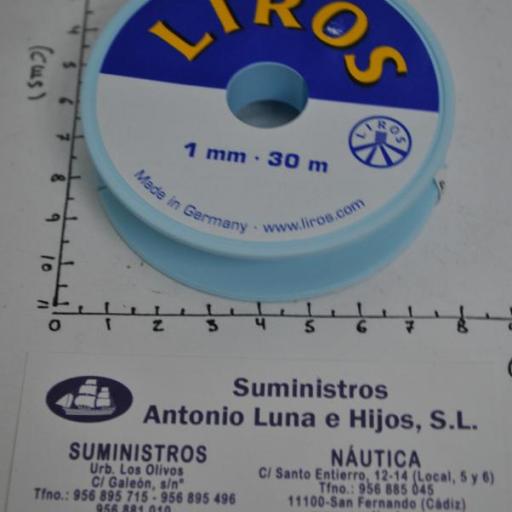 Bobina de hilo encerado blanco Liros [1]