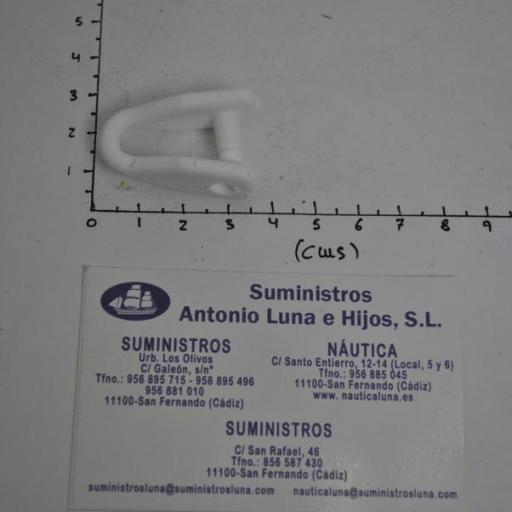 Grillete de nylon de presión blanco Sea Sure [4]