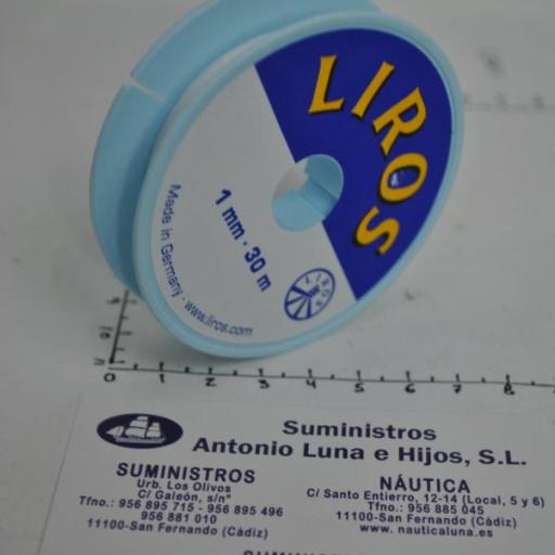 Bobina de hilo encerado blanco Liros [6]