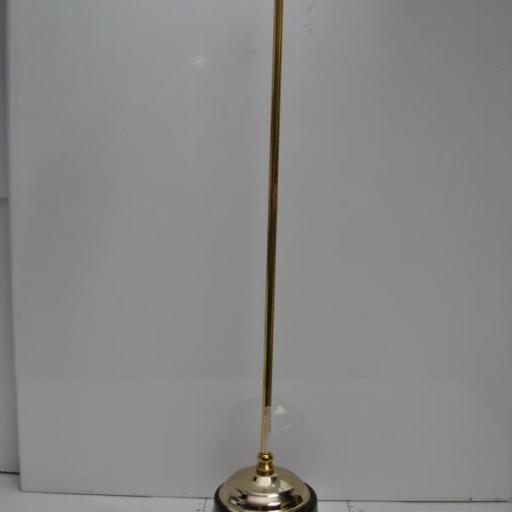 Mástil dorado con peana de madera/dorada de 42 cm