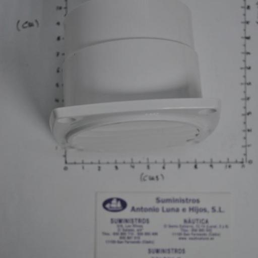 Rejilla de ventilación redonda blanca Seaflo [4]