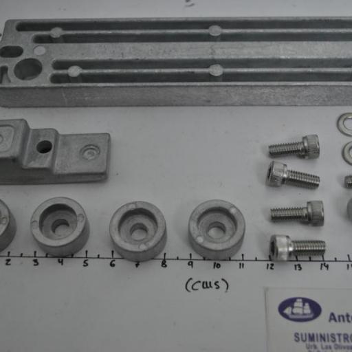 Kit de ánodos de aluminio (equivalente) para motores Suzuki de 90-140hp RecMar [6]