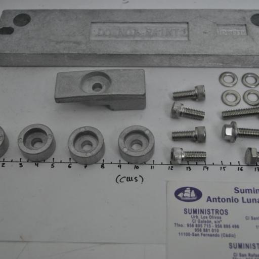 Kit de ánodos de aluminio (equivalente) para motores Suzuki de 90-140hp RecMar [7]