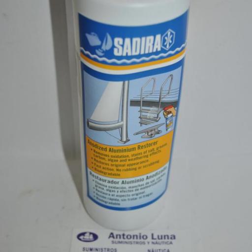 Restaurador de aluminio anodizado 500 ml Sadira. [1]