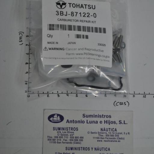 Kit de reparación del carburador 3BJ-87122-0 original Tohatsu [7]