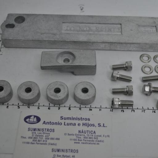 Kit de ánodos de aluminio (equivalente) para motores Suzuki de 90-140hp RecMar [5]