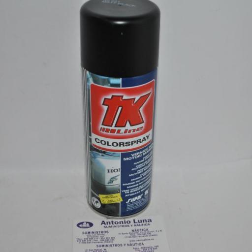 Pintura (spray) para motor negro mate 400ml Silpar TK [0]
