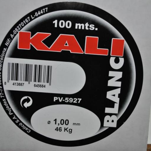 Línea de pesca monofilamento (nylon o sedal) Kali Blanc